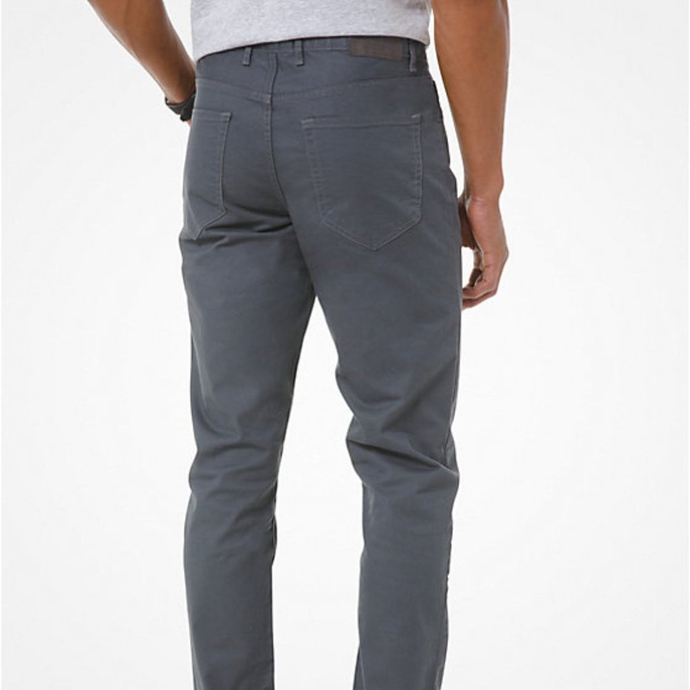 NWT Michael Kors Parker Slim Fit Pants 30W/30L (Dark Chambray)